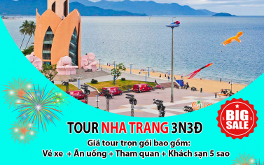 NHA TRANG - DIAMOND BAY– HÒN TẰM - ĐẲNG CẤP 5 SAO - XE GIƯỜNG NẰM