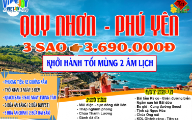 QUY NHƠN - PHÚ YÊN - XE GIƯỜNG NẰM 3N3Đ